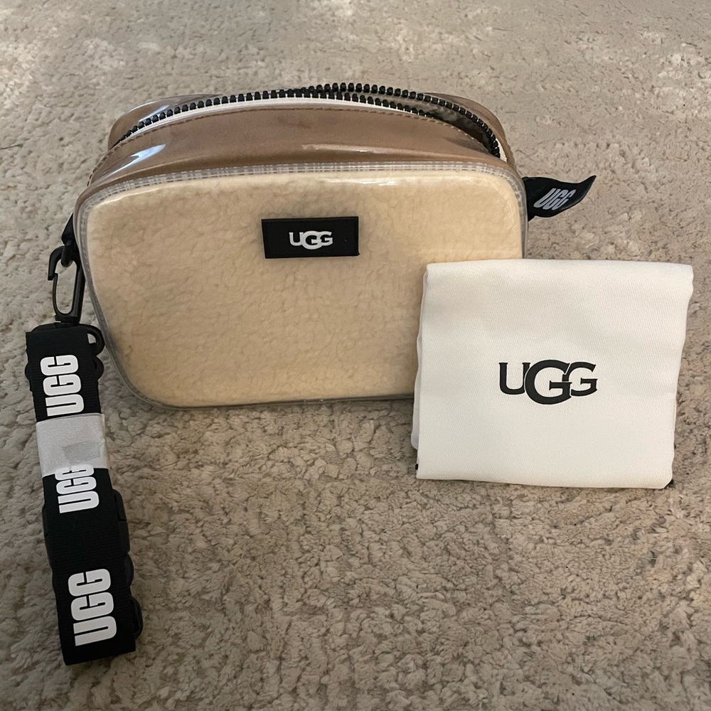 NWT UGG Cream and Tan Women's purse